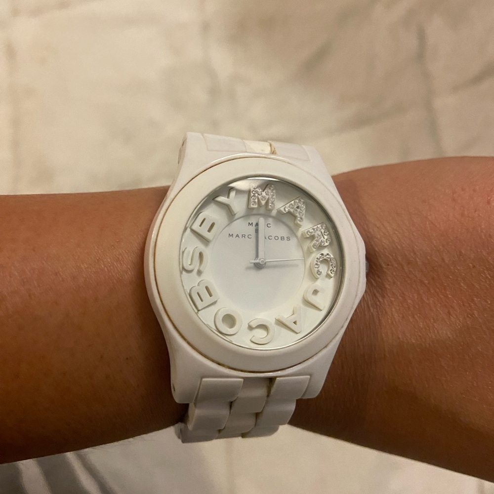 Marc Jacobs white watch
